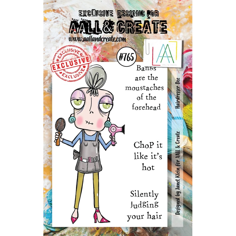 AALL & Create A7 STAMP #765 Hairdresser Dee