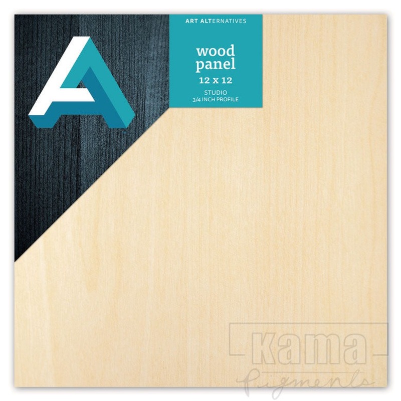 Art Alternatives Wood Panels – Cradled, Studio Panels 3/4 Profile, 4 x 12