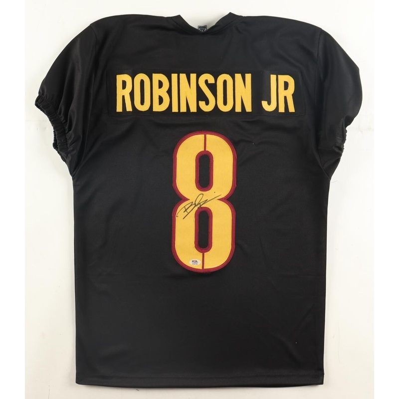 Brian Robinson Jr. Signed Washington Commanders / Redskins Pro Cut Jersey (PSA)
