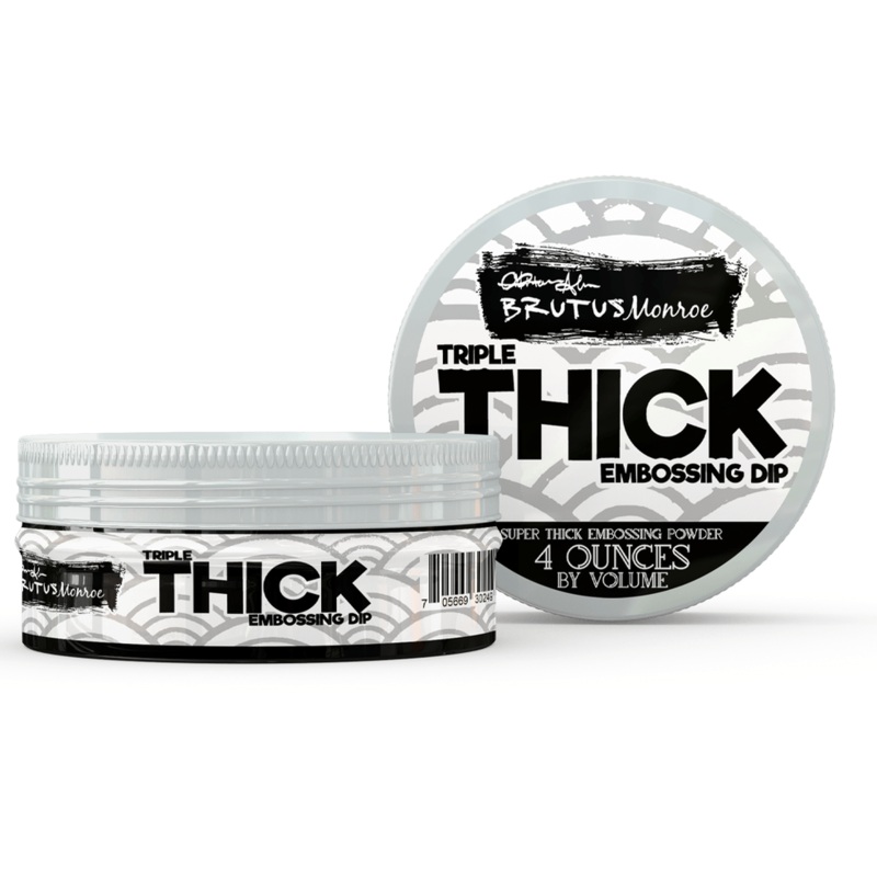 Brutus Monroe Triple Thick Embossing Dip – Transparent Powder