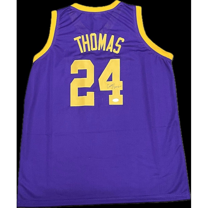 Cam Thomas Signed Jersey PSA LSU Tigers Autographed