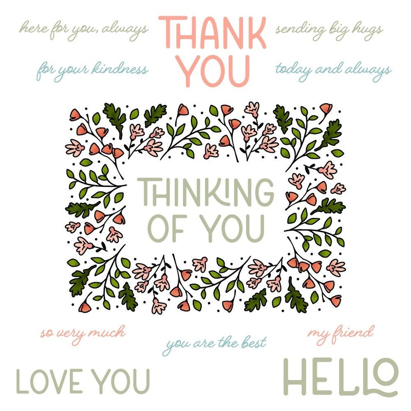 Fall Foliage Frame – 6×8 Stamp Set