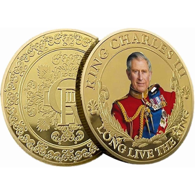 King Charles Iii Commemorative Coin, King Charles Iii Coronation Souvenirs Coronation Coins 2023 Souvenir Gifts -1pcs