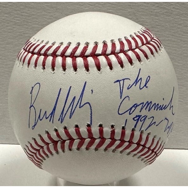 Milw Brewers HOF’er BUD SELIG Signed Official MLB Baseball w/ The Commish – JSA