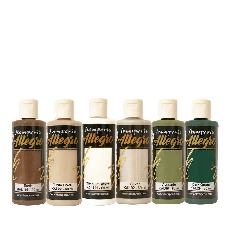 Stamperia Allegro Paint Set 6/Pkg The Owl’s House (6pc)