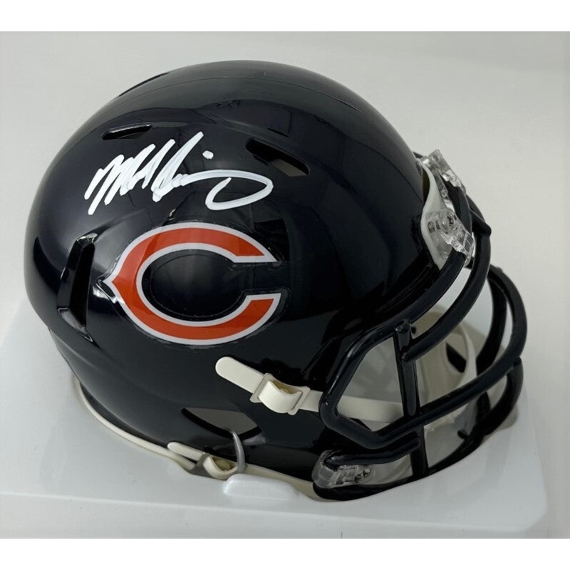 Bears Hall of Famer MIKE SINGLETARY Signed Riddell Speed Mini Helmet AUTO – BAS
