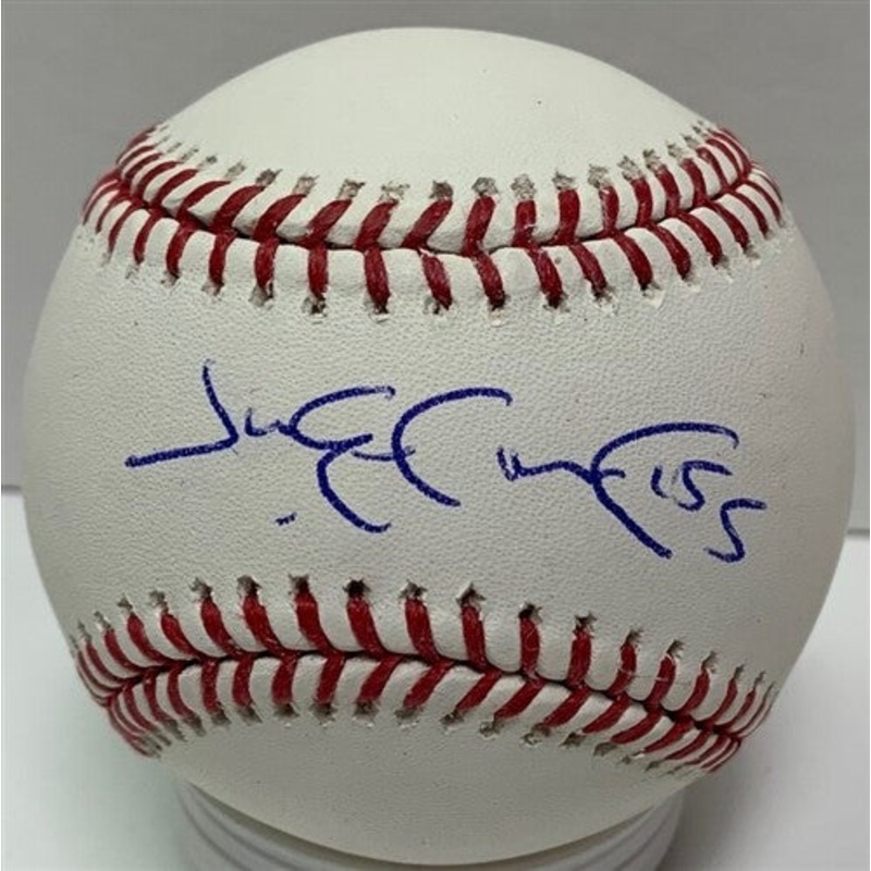 Cardinals JIM EDMONDS Signed Official MLB Baseball AUTO – Brewers – Cubs – JSA