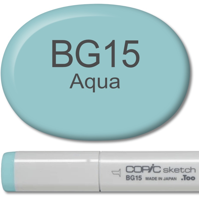 Copic Sketch Marker – BG15 Aqua