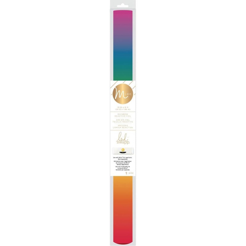 Heidi Swapp Minc Reactive Foil 12.25 Rainbow 6′ Roll