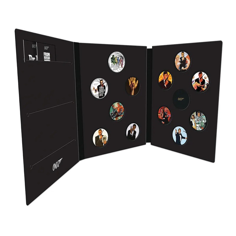 James Bond Complete Coin Collection Folder 1