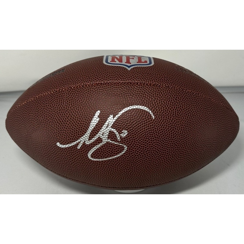 Packers Receiver ROMEO DOUBS Signed Wilson NFL Replica Football AUTO – BAS