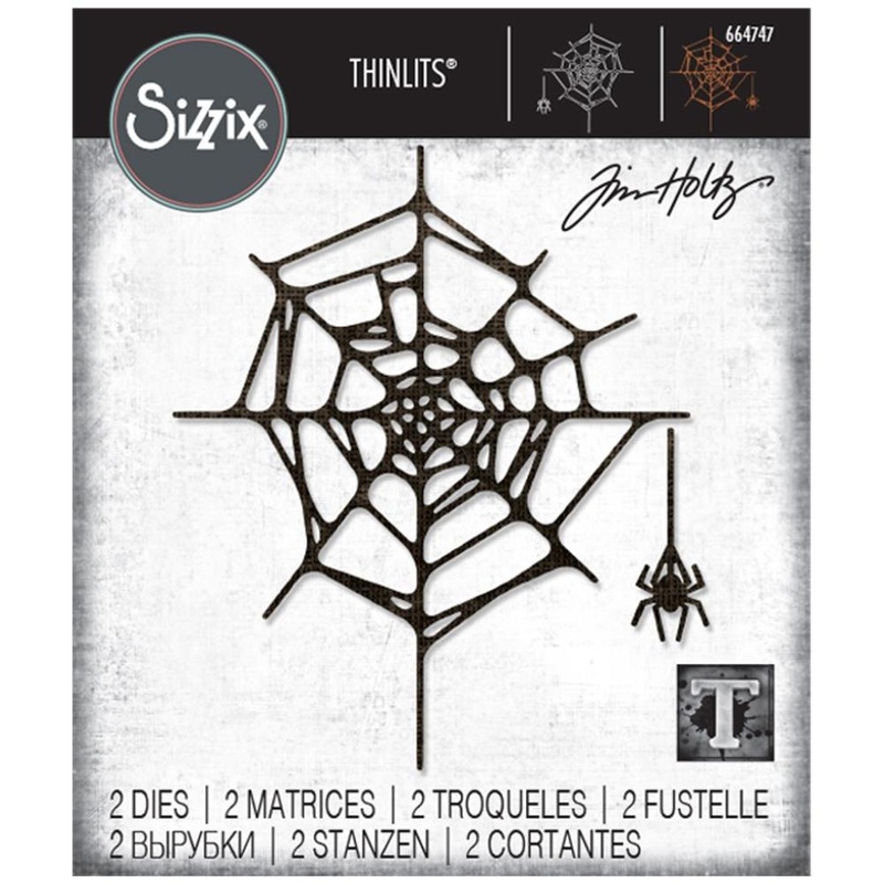 Sizzix – Spider Web Thinlits Dies By Tim Holtz 2/Pkg