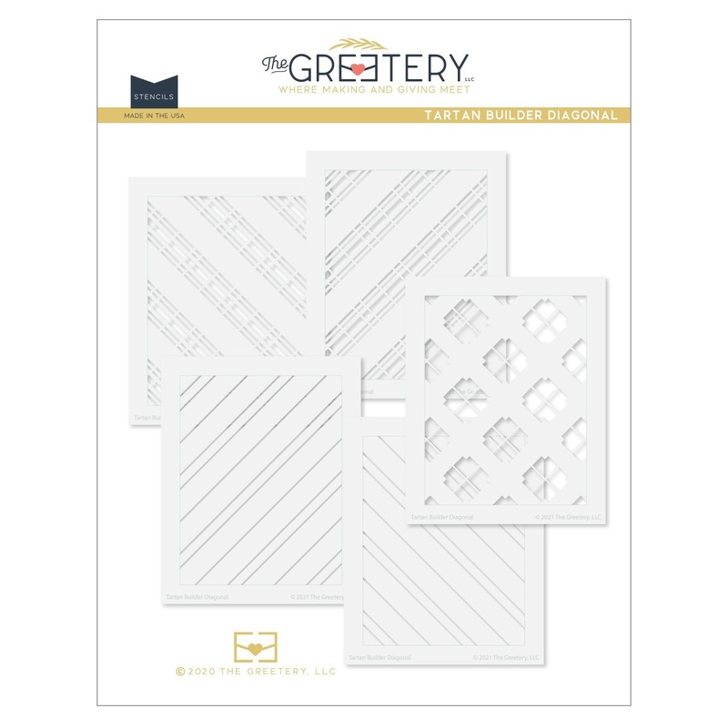 Tartan Builder Diagonal Stencil