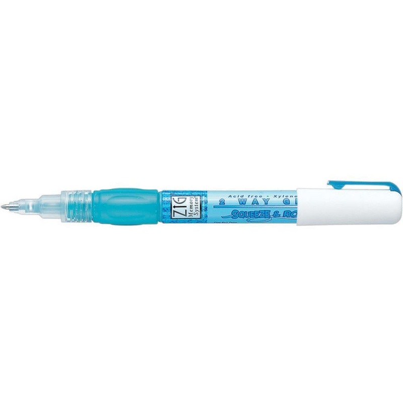 Zig 2-Way Glue Pen – Squeeze & Roll