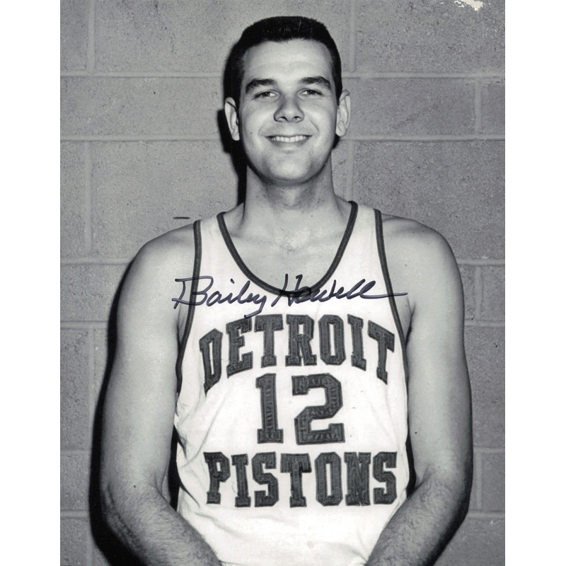 Bailey Howell Autographed Signed 8×10 Photo Detroit Pistons SKU #244917