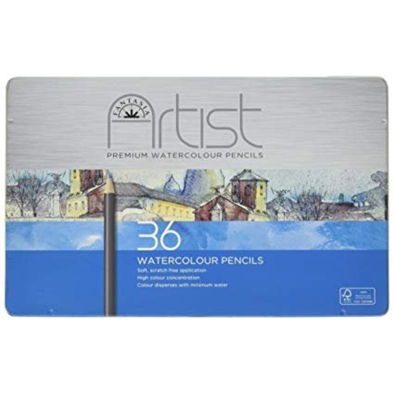 Fantasia Artist Premium Watercolour Pencils – 36 pencils