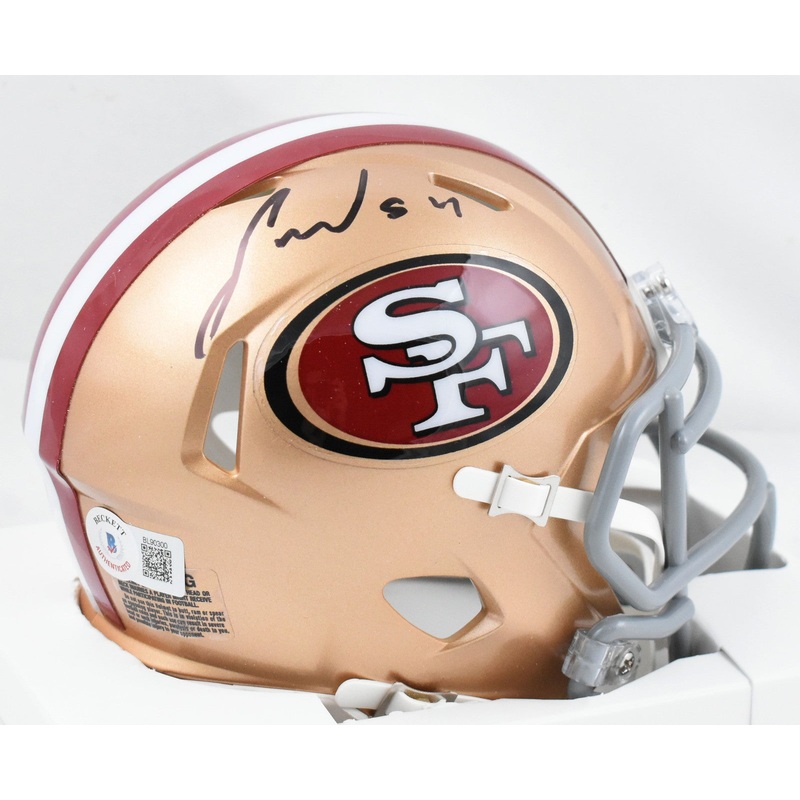 Fred Warner Autographed San Francisco 49ers Speed Mini Helmet – Beckett W Holo