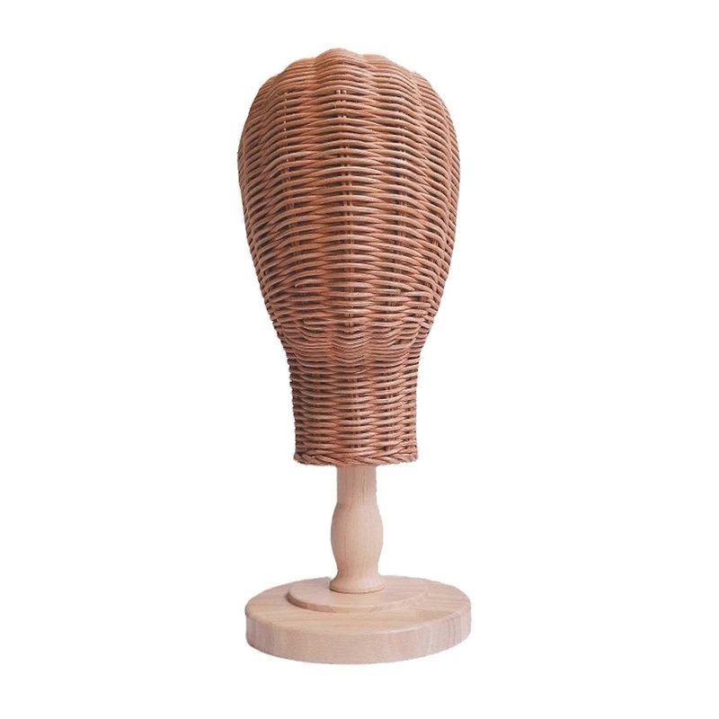 Mannequin Head Hat Display Holder for Display Hats Hairpieces Salon Shopping wood base
