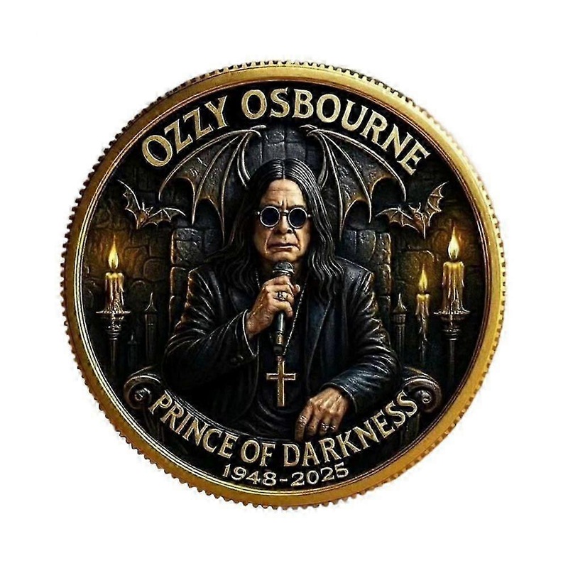 Ozzy Osbourne Farewell Commemorative Coin – Rock Legend Tribute Collectible
