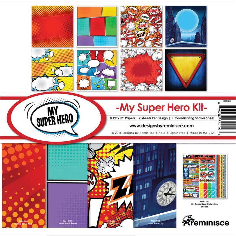 Reminisce Collection Kit 12X12 My Super Hero