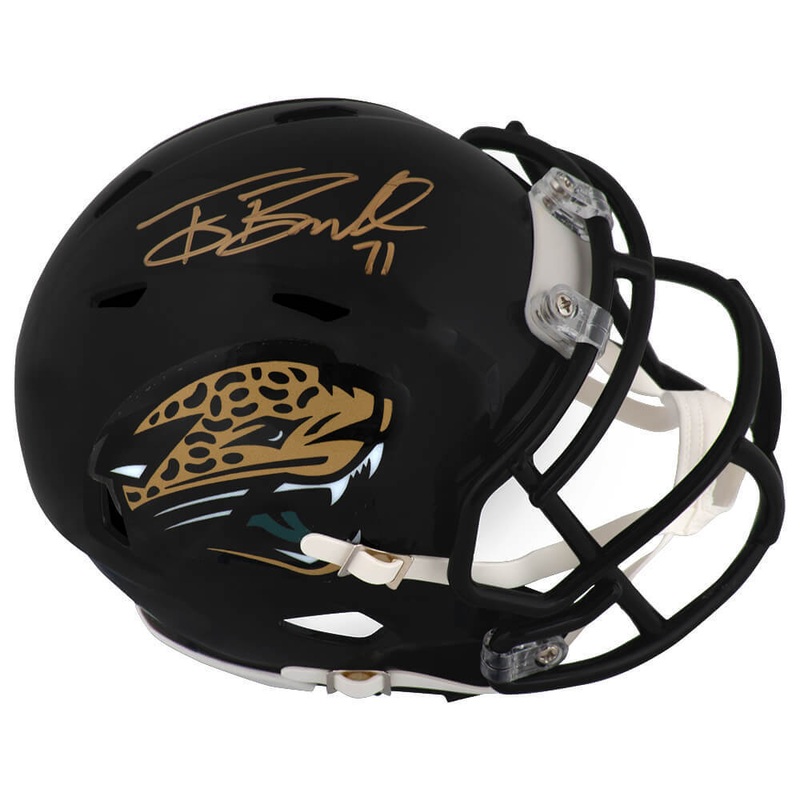 Tony Boselli Signed Jaguars (1995-2012 Style) Riddell Speed Mini Helmet (SS COA)