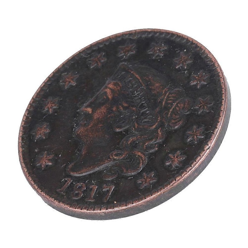 1817 United States 1 Cent Brass Vintage Collection Coin Commemorative Coin