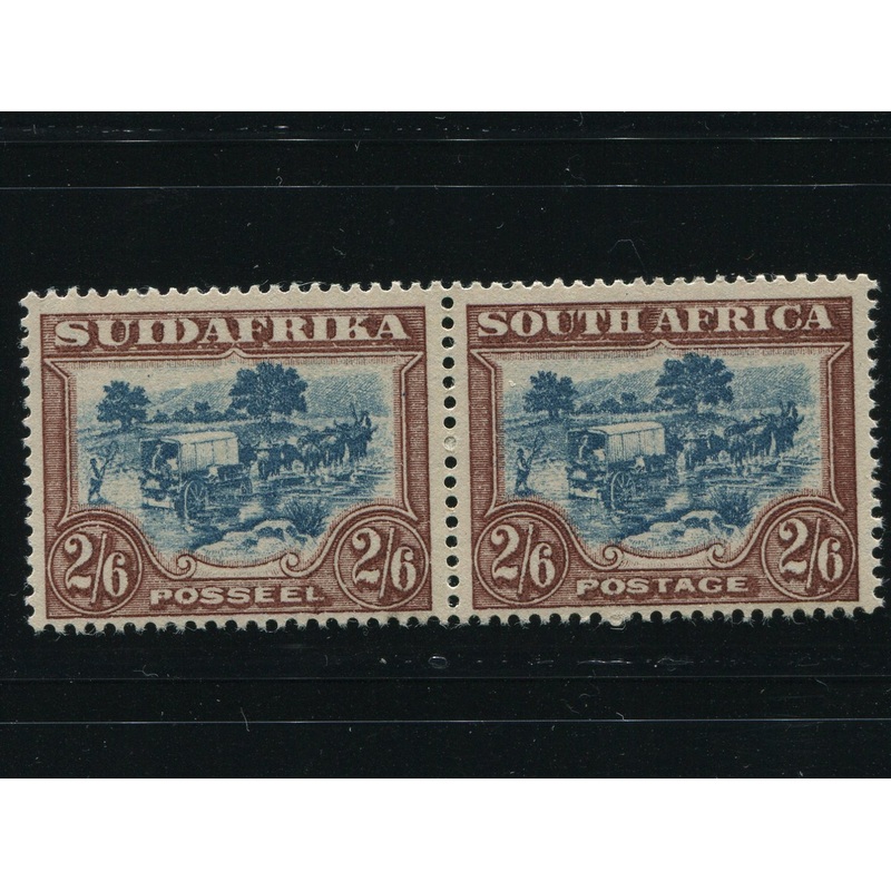 1945 ROTO 2/6d BLUE & BROWN- MNH – SACC 50a