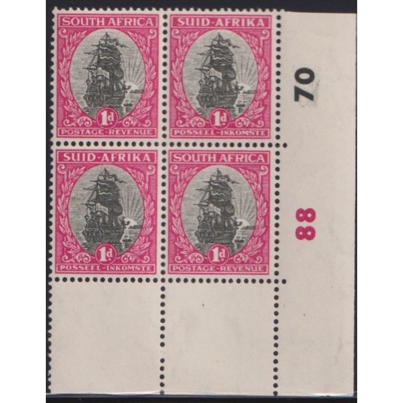 1950 1d  CYLINDER  BLOCK (88 70) UM – SACC 114