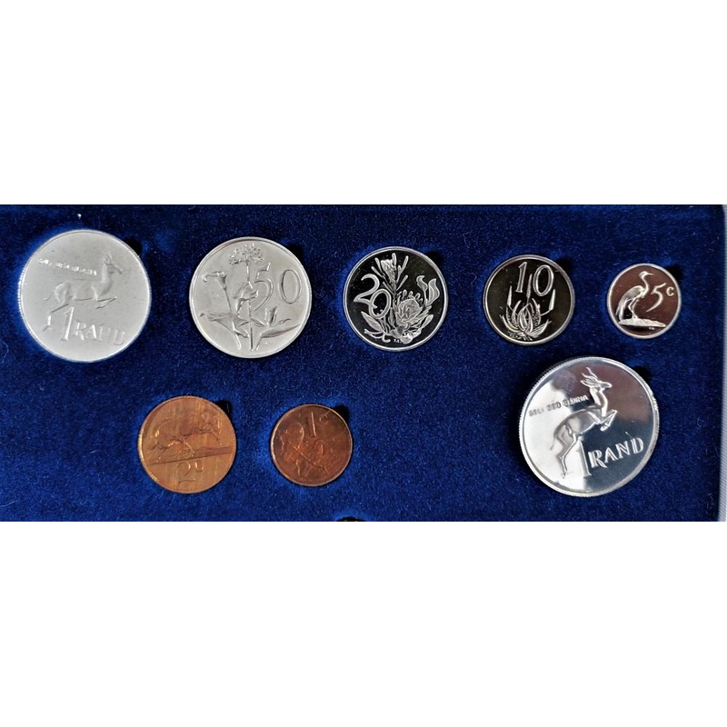1987 Proof Set 1c to R1