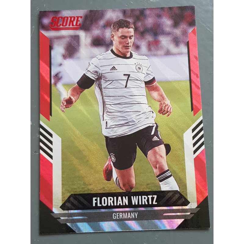 2021-22 Panini Score FIFA Florian Wirtz #36 Red Lava Parallel Trading Card