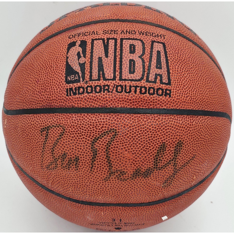 Bill Bradley Autographed NBA Leather Basketball Knicks (Flat) JSA #AV29194