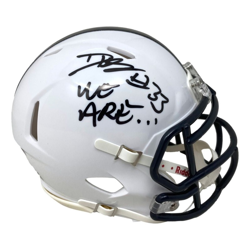 Dani Dennis-Sutton Signed Penn State Mini Speed Helmet We Are JSA