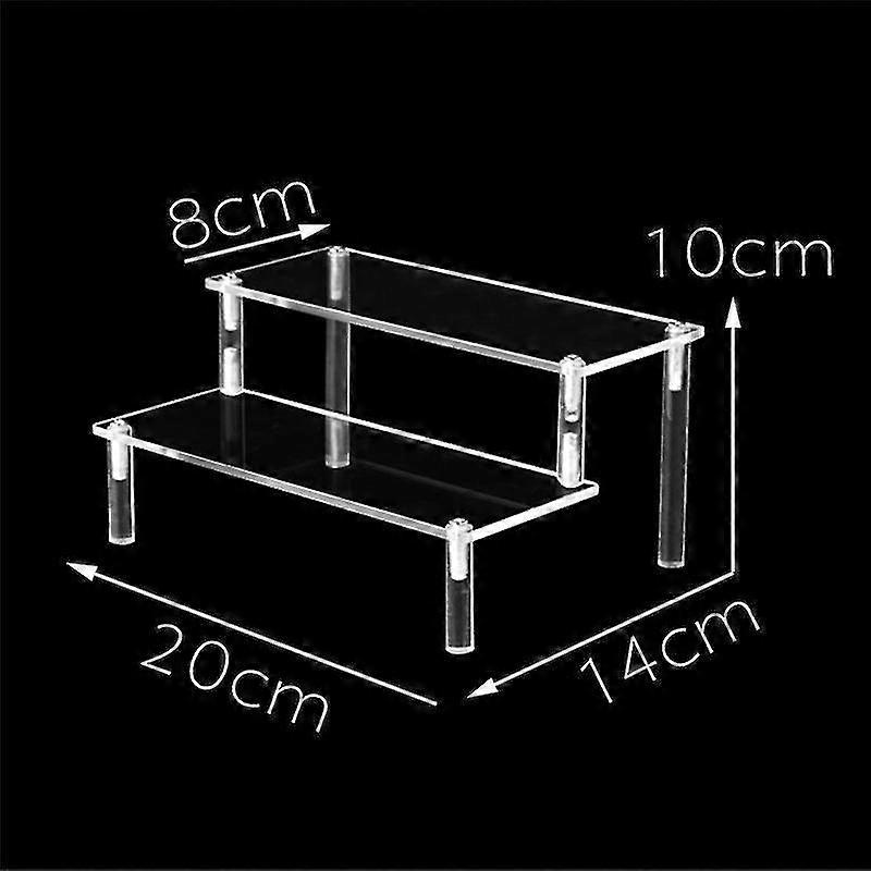 Gyfdym Action Figure Display Stand Toy Model Display Stand Decoration Put Doll Doll Hand Handle Trapezoidal Shelf Box Accessories