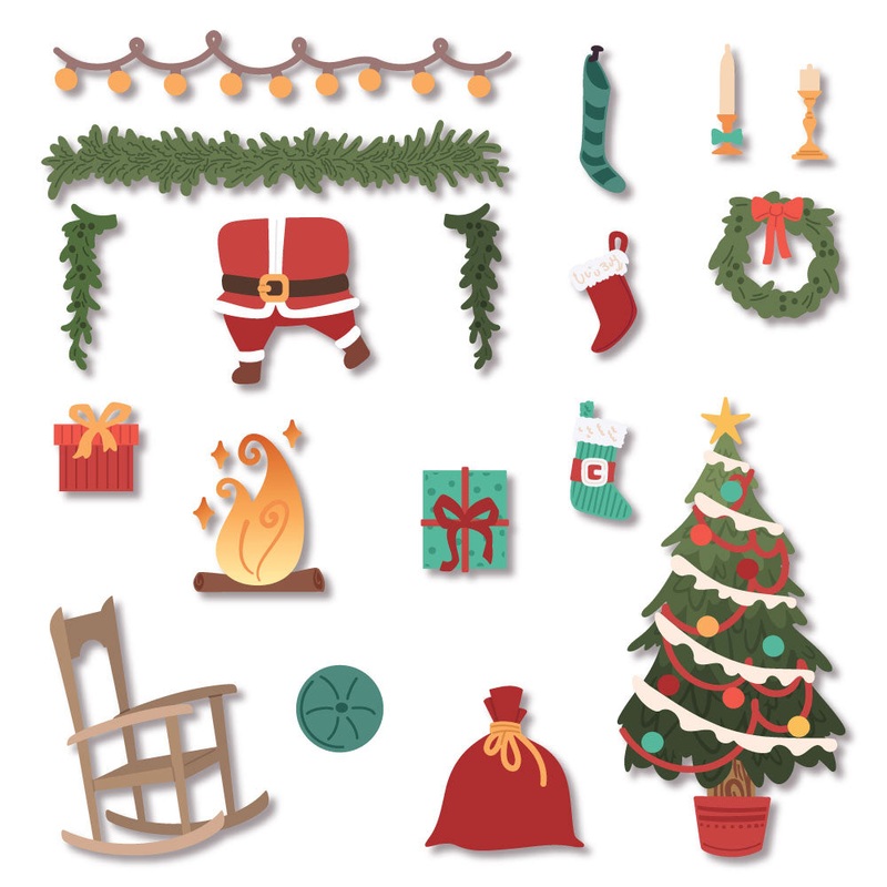 Lovely Layers: Fireplace Holiday Add-On  – Honey Cuts