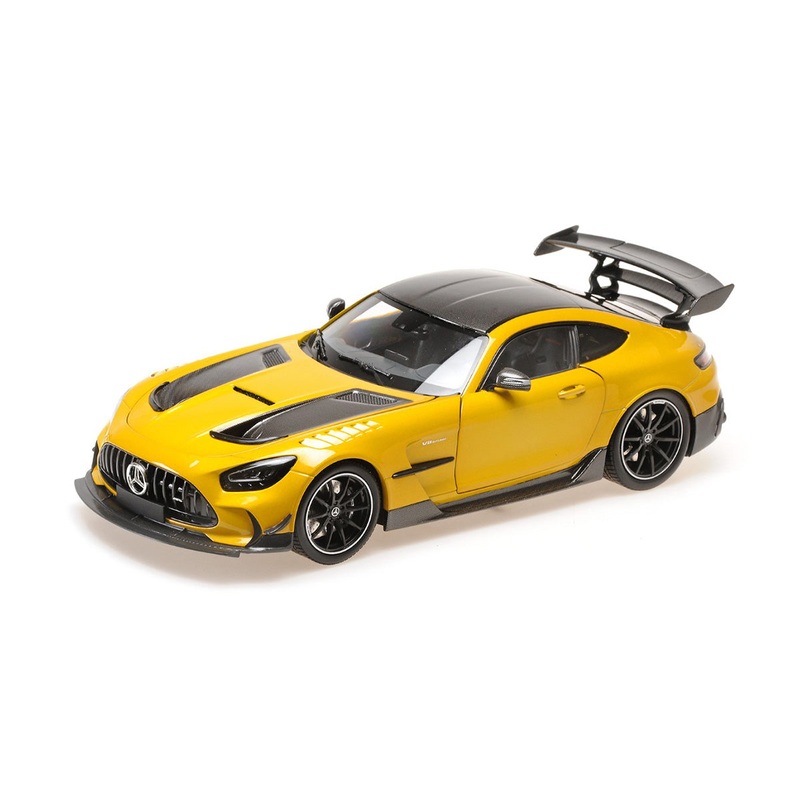 MERCEDES-AMG GT BLACK SERIES – 2021 – YELLOW METALLIC (SOLARBEAM) – 1:18 Scale Diecast Model Car