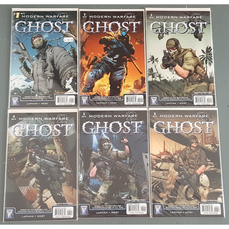 Modern Warfare 2 Ghost #1-6 NM Complete Set