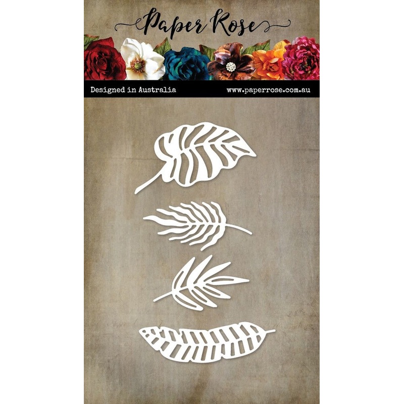 Paper Rose Die, Palmy Foliage
