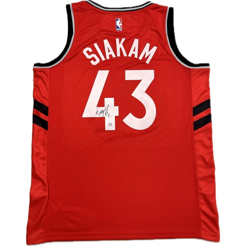 Pascal Siakam Signed Jersey PSA/DNA Toronto Raptors Autographed