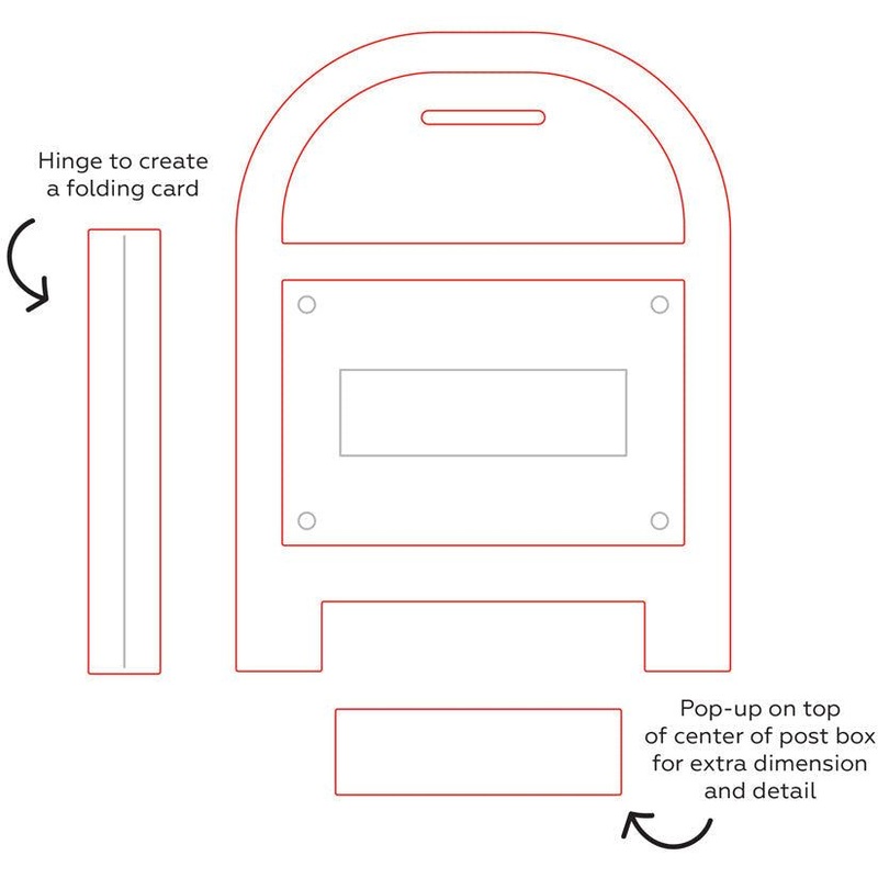 Post Box Card Base – Honey Cuts