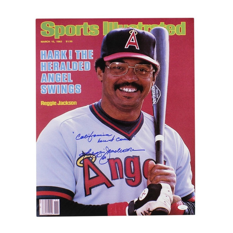 Reggie Jackson Signed California Angels Unframed 16×20 Sports Illustrated Cover