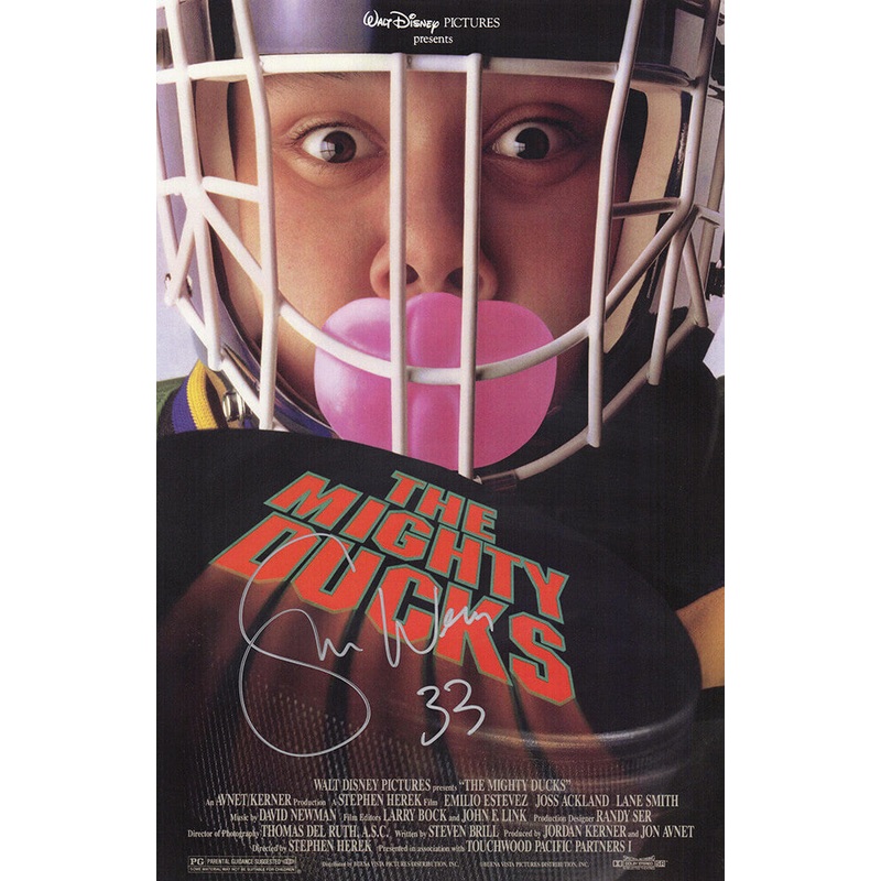 Shaun Weiss Signed The Mighty Ducks 11×17 Movie Poster – (SCHWARTZ SPORTS COA)