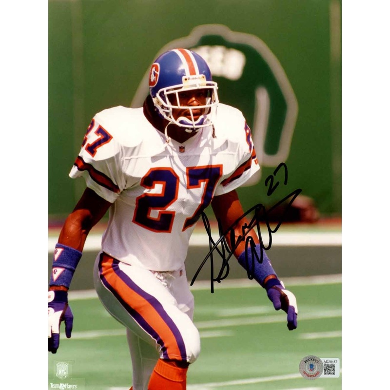Steve Atwater Autographed/Signed Denver Broncos 8×10 Photo Beckett 50519