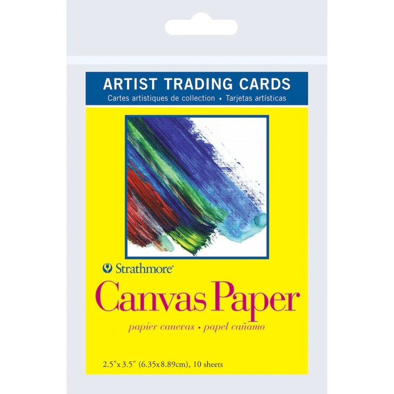 Strathmore Artist Trading Cards, 2.5 x 3.5 – 300 Series Canvas Paper