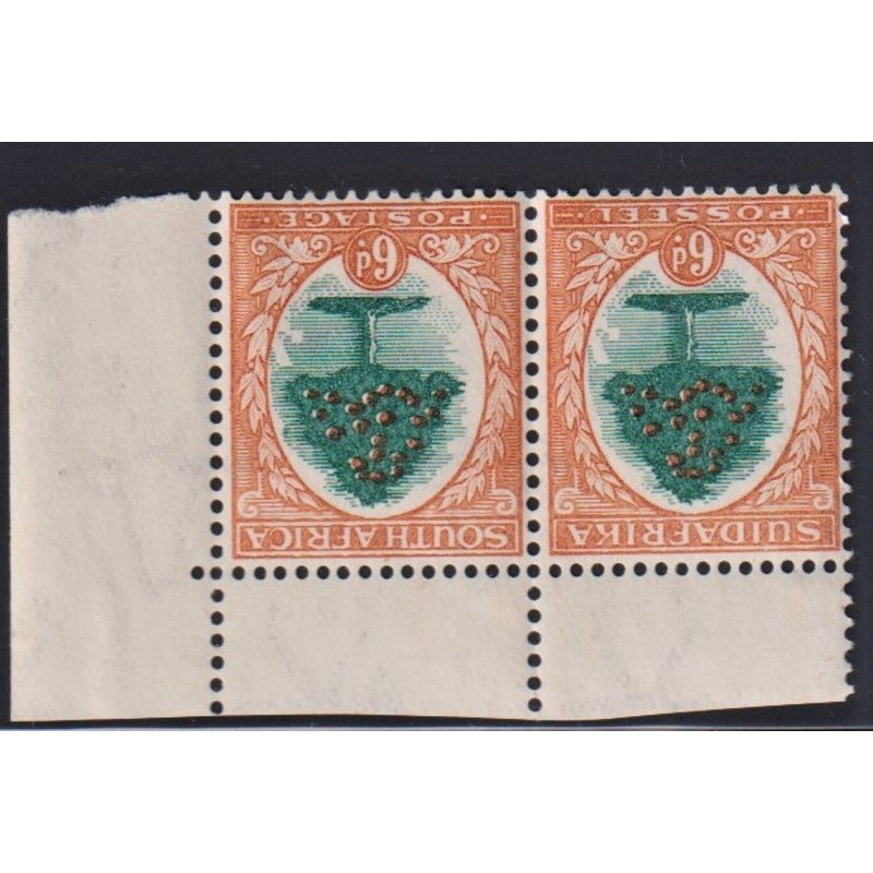 1931 6d ROTO PART WHITE ORANGES   UM – SACC 48v