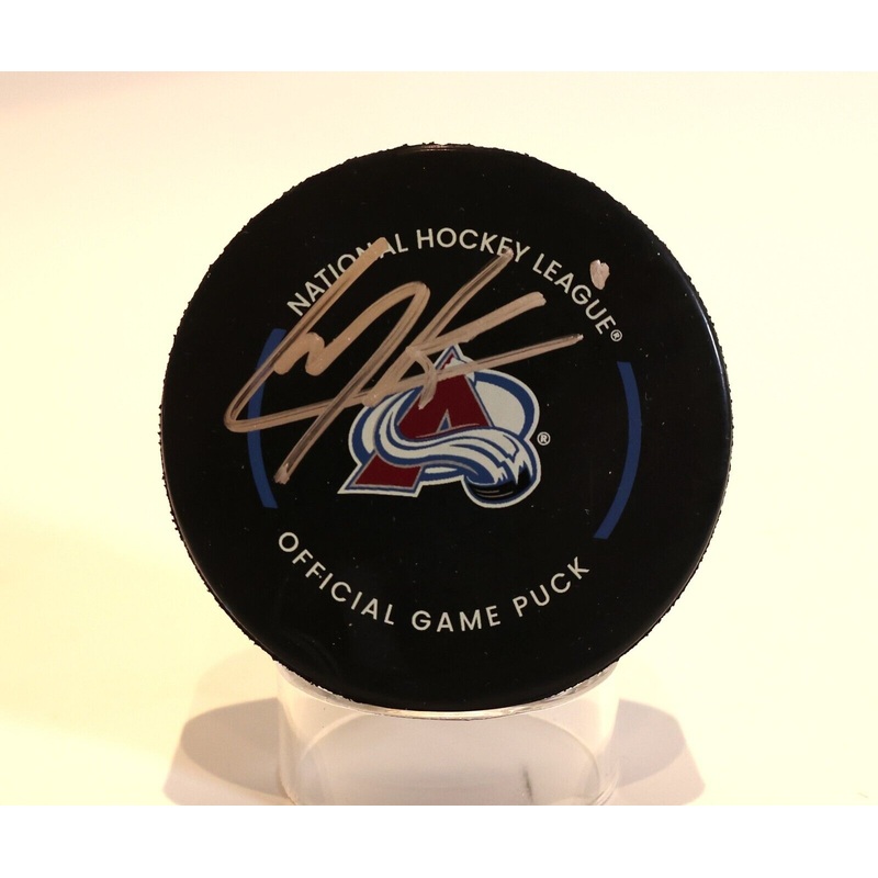 Cale Makar Autographed Official Avalanche Game Puck