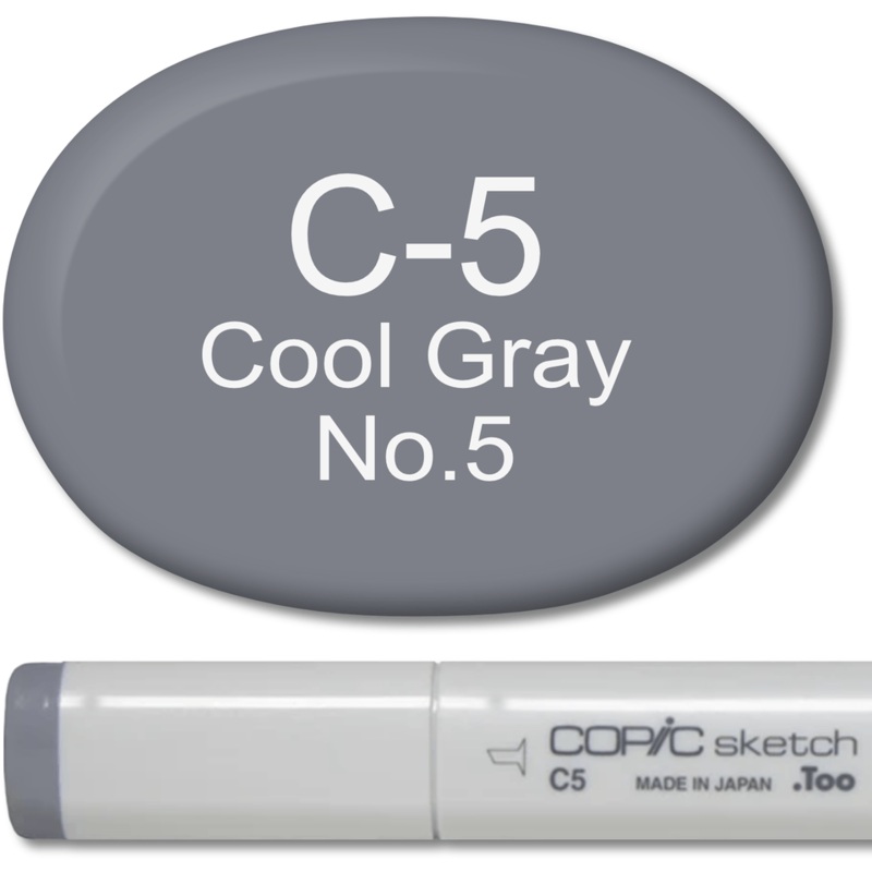 Copic Sketch Marker – C5 Cool Gray 5