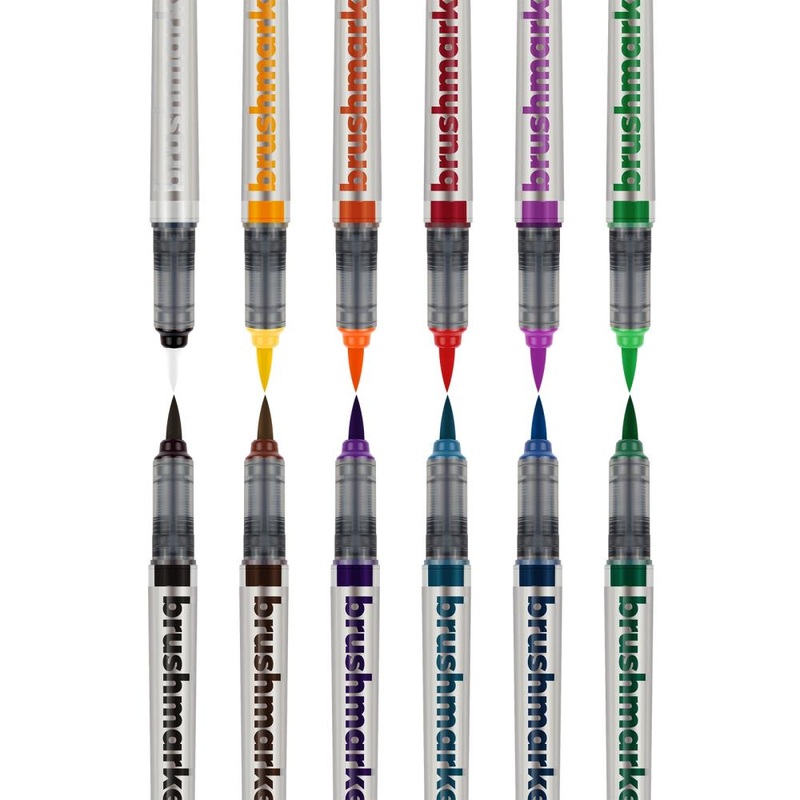 Karin Brushmarker Pro 12/Pkg 11 Colors + Blender