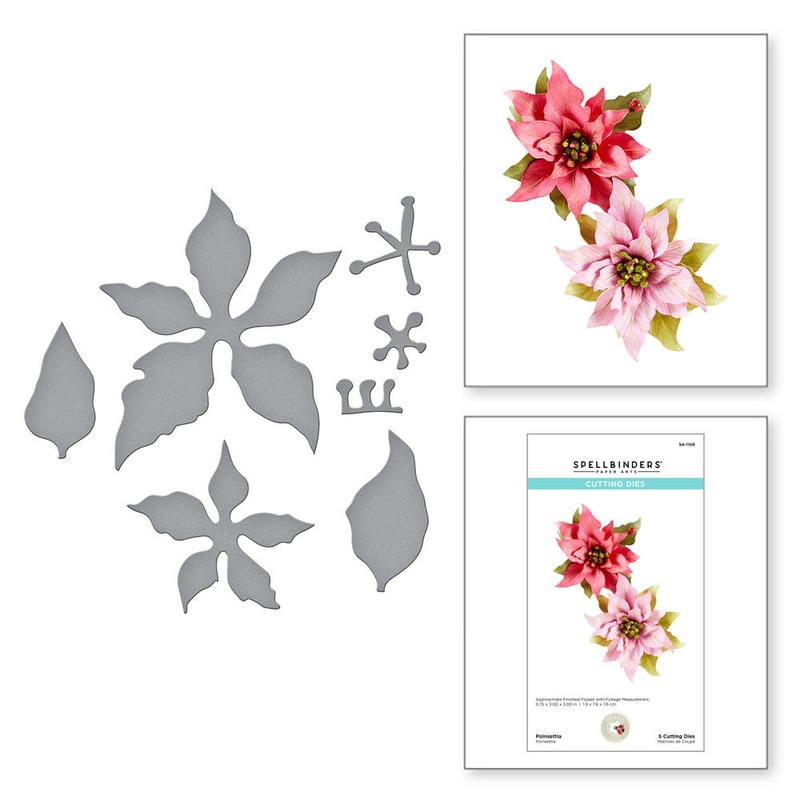 Spellbinders Die, Susan’s Holiday Flora – Poinsettia by Susan Tierney Cockburn