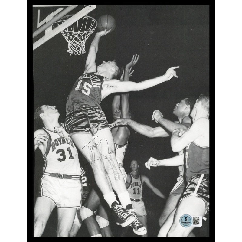 Tommy Heinsohn Autographed 8×11 Magazine Page Photo Celtics Beckett QR #BS36734