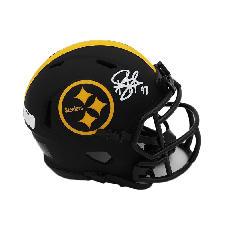 Troy Polamalu Signed Pittsburgh Steelers Speed Eclipse NFL Mini Helmet